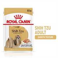 Royal Canin Breed Health Nutrition Shih Tzu Adult Wet Dog Food - 12x85g Pouches