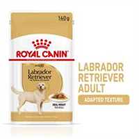 Royal Canin Breed Health Nutrition Labrador Retriever Adult Wet Dog Food - 10x140g Pouches