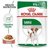 Royal Canin Size Health Nutrition Mini Adult Wet Dog Food in Gravy - 12x85g Pouches