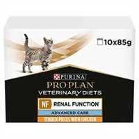 PRO PLAN Veterinary Diet Renal Function Adult Wet Cat Food - Chicken - 10x85g Pouches