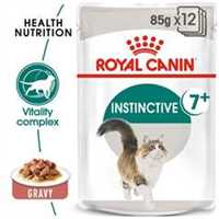 Royal Canin Feline Health Nutrition Instinctive 7+ Wet in Gravy Mature Cat Food - 12 x 85g Pouch