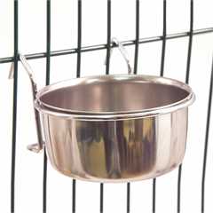 Rosewood Stainless Steel Coop Cup & Hooks