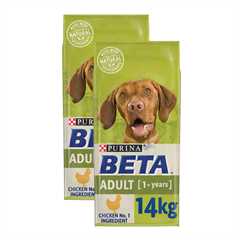 Beta Adult Dry Dog Food with Chicken - 2x 14kg Multi Buy
