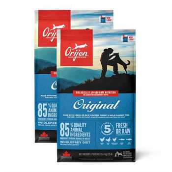 2 x Orijen Original Grain Free Dry Dog Food - 11.4kg - Multi-Buy