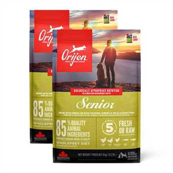 2 x Orijen Senior Grain Free Dry Dog Food - 6kg Multi-Buy