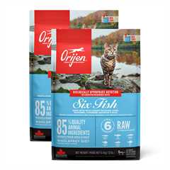 2 x Orijen Six Fish Grain Free Dry Cat Food - 5.4kg Multi-Buy