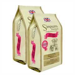 2 x Simpsons Premium Adult Sensitive Dry Dog Food - Salmon & Potato - 12kg - Multi-Buy