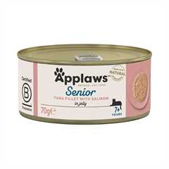 Applaws Senior Wet Cat Food in Jelly - Tuna With Salmon - 24x70g Cans