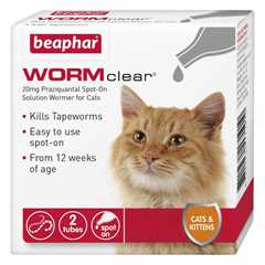 Beaphar WORMclear Spot-On for Cats 