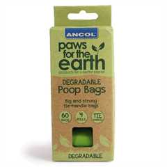Ancol Degradable Poop Bags - 60 bags