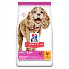 Hills Science Plan Senior 11+ Small & Miniature Dry Dog Food - Chicken & Turkey - 1.5kg