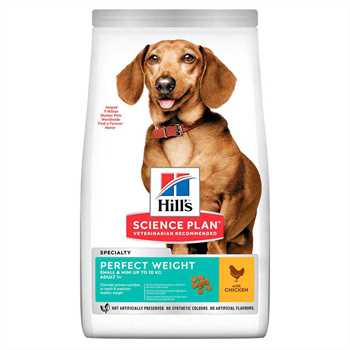 Hills Science Plan Perfect Weight Small & Mini Adult Dry Dog Food - Chicken - 6kg