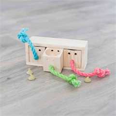 Trixie Small Pet Wooden Snack Box Puzzle Toy 
