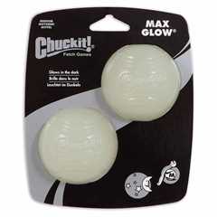 Chuckit! Max Glow Balls - 2 Pack - Medium