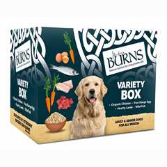Burns Adult/Senior Wet Dog Food - Variety Box - 6x395g Trays 
