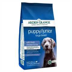 Arden Grange Puppy/Junior Large Breed Dry Dog Food - Chicken & Rice - 12kg