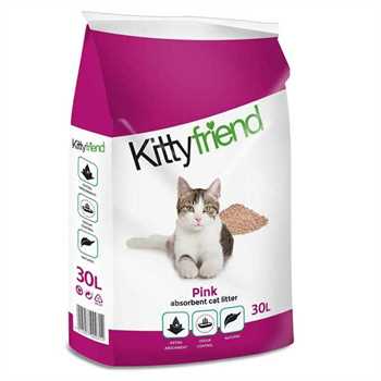 Kittyfriend Pink Cat litter - 30Ltr