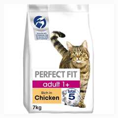 PERFECT FIT Adult 1+ Dry Cat Food - Chicken - 7kg