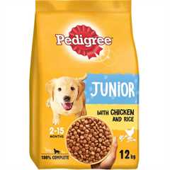 Pedigree Complete Medium Breed Puppy Dry Dog Food - Chicken & Rice - 12kg