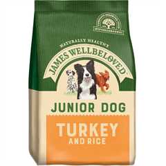James Wellbeloved Junior Dry Dog Food - Turkey & Rice - 12kg