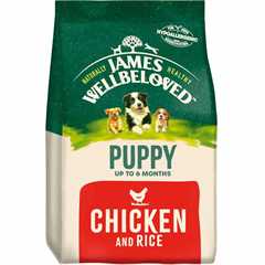 James Wellbeloved Puppy Dry Dog Food - Chicken & Rice - 2kg