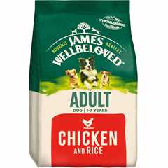 James Wellbeloved Adult Dry Dog Food - Chicken & Rice - 2kg
