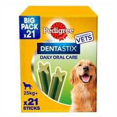 PEDIGREE Dentastix Fresh Large Breed Dental Chews - 21 Sticks