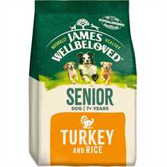 James Wellbeloved Senior Dry Dog Food - Turkey & Rice - 15kg