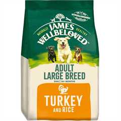 James Wellbeloved Large Breed Adult Dog Food  - Turkey & Rice - 15kg