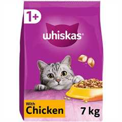 WHISKAS 1+ Adult Dry Cat Food - Chicken - 7kg