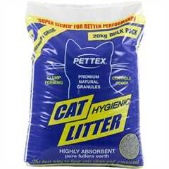Pettex Premium Grey Cat Litter - 20kg