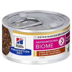 Hills Prescription Diet Gastrointestinal Biome Wet Stew Cat Food - Chicken & Vegetable - 24x82g Cans