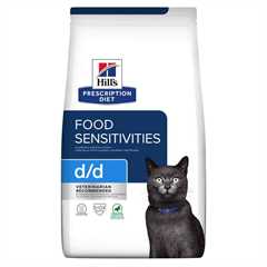 Hills Prescription Diet d/d Food Sensitivities Dry Cat Food - Duck & Green Pea - 1.5kg