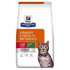 Hills Prescription Diet c/d Multicare Stress + Metabolic Dry Cat Food - Chicken - 8kg