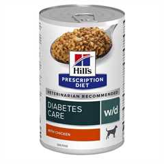 Hills Prescription Diet w/d Diabetes Care Wet Dog Food - Chicken - 12x370g Cans