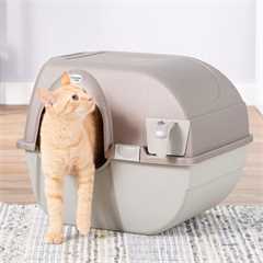 Omega Paw Self Cleaning Litter Box Large  L58.5 x W52 x H53.5cm