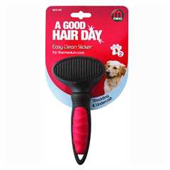 Mikki Easy-Clean Slicker for Fine/Medium Coats - Large