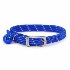 Ancol Softweave Relective Cat Collar - Blue