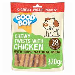 Good Boy Pawsley Chewy Twists with Chicken - 320g