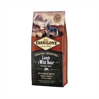 Carnilove Adult Grain Free Dry Dog Food - Lamb and Wild Boar - 12kg