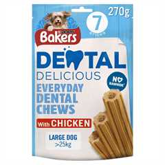 Bakers Dental Delicious Large Breed Dog Treats - 270g