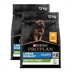 PRO PLAN Large Robust Puppy Dry Dog Food - Chicken - 2 x 12kg Multi-buy