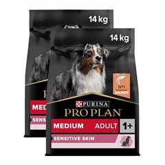 PRO PLAN Sensitive Skin Medium Adult Dry Dog Food - Salmon - 2 x 14kg Multi-buy