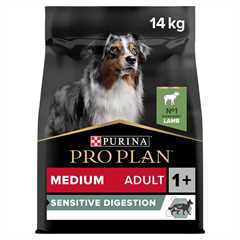 PRO PLAN Sensitive Digestion Medium Adult Dry Dog Food - Lamb - 14kg