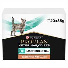 PRO PLAN Veterinary Diet EN St/Ox Gastrointestinal Wet Cat Food - Salmon - 40x85g Pouches