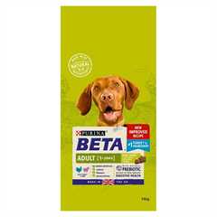 Beta Adult Dry Dog Food - Turkey and Lamb -14kg