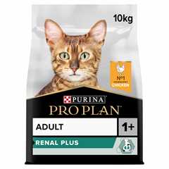 PRO PLAN Renal Plus Adult Dry Cat Food - Chicken - 10kg