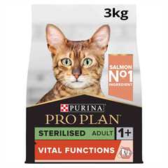 PRO PLAN Sterilised Vital Functions Adult Dry Cat Food - Salmon - 3kg