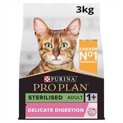 PRO PLAN Sterilised Delicate Digestion Adult Dry Cat Food - Chicken - 3kg