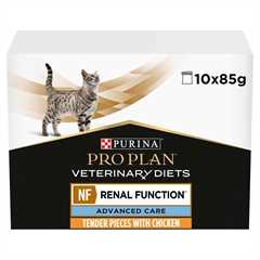 PRO PLAN Veterinary Diet Renal Function Adult Wet Cat Food - Chicken - 10x85g Pouches
